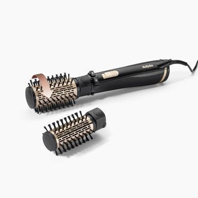 BaByliss Фен-щітка Babyliss Big Hair Dual 1000, 1000Вт, 2 режими, хол. обдув, оберт. насадок, 2 насадки, чорний AS962 фото