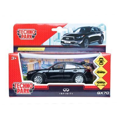 Автомодель - INFINITI QX70 (черный, 1:32) QX70-BK фото