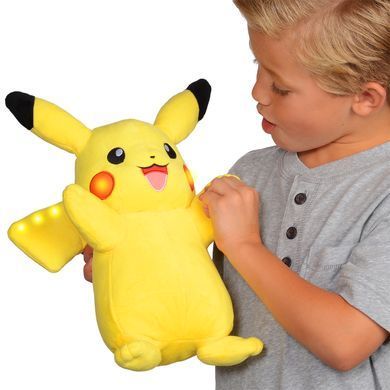 Интерактивная мягкая игрушка POKEMON - ПИКАЧУ (свет, звук, 25 cm) PKW4185 фото