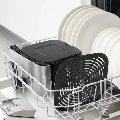 Tefal Мультипечь Easy Fry Mega, 1700Вт, чаша-7.5л, сенсорное управл., 8 программ, пластик, черный EY855D10 фото