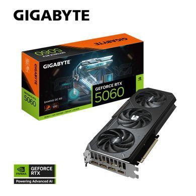 Gigabyte Видеокарта GeForce RTX 5060 8GB GDDR7 GAMING OC GV-N5060GAMING_OC-8GD фото