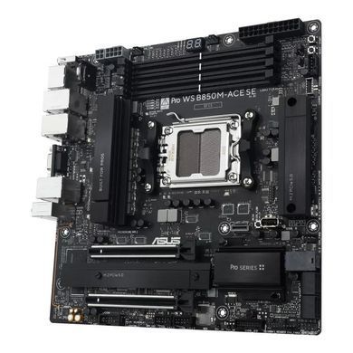 ASUS Материнcька плата ASUS PRO WS B850M-ACE SE sAM5 B850 4xDDR5 M.2 HDMI DP D-Sub USB Type-C mATX 90MB1MN0-M0EAY0 фото
