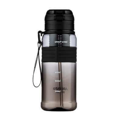ARDESTO Пляшка для води ARDESTO Urban 850мл, пластик, чорний