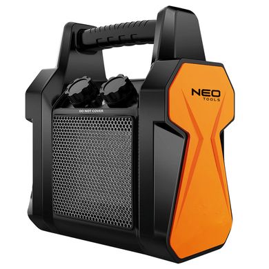 Теплова гармата електрична Neo Tools, 2кВт, 20м кв., 139м куб./г, нагр.елемент - керам. (PTC), переносна 90-060 фото