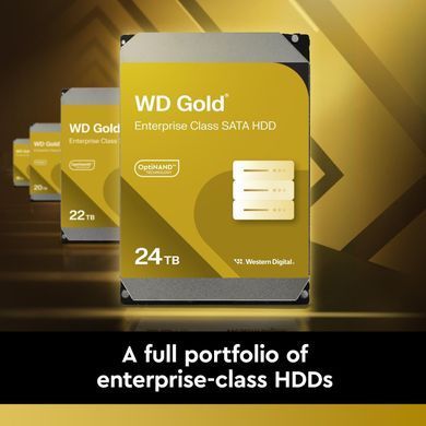 WD Жорсткий диск 6TB 3.5" 7200 256MB SATA Gold WD6004FRYZ фото