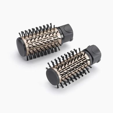 BaByliss Фен-щітка Babyliss Big Hair Dual 1000, 1000Вт, 2 режими, хол. обдув, оберт. насадок, 2 насадки, чорний AS962 фото