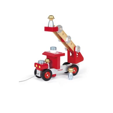 Игровой набор Janod Пожарная машина с инструментами J06498 фото