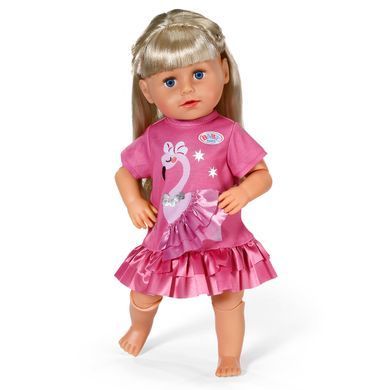 Одежда для куклы BABY BORN &ndash; ПЛАТЬЕ С ФЛАМИНГО (43 cм) 839423 фото