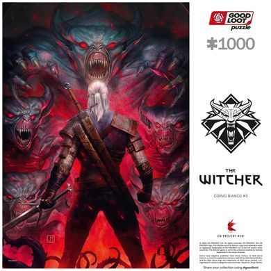 GoodLoot Puzzle GoodLoot The Witcher Corvo Bianco 1000 5908305251040 фото