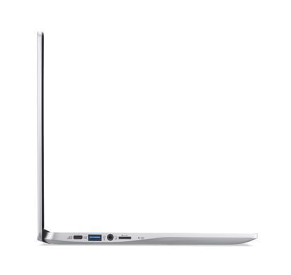 Acer Ноутбук Chromebook CB314-3H 14" FHD IPS, Intel C N4500, 8GB, F128GB, UMA, ChromeOS, сріблястий NX.KB4EU.001 фото