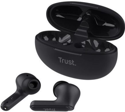 Trust Наушники TWS Yavi Earbuds BT 5.3, ENC, SBC, Mic, Черый 25296_TRUST фото