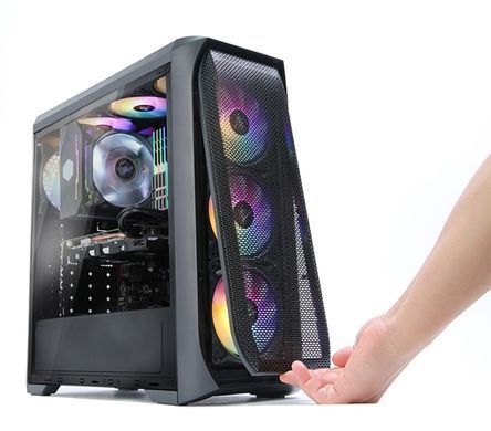 Zalman Корпус N5 MF, без БП, 1xUSB3.0, 2xUSB2.0, 4x120mm RGB, Acrylic Side Panel, ATX, черный N5MF фото