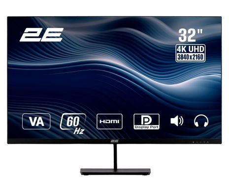 2E Монитор 31.5" L3224B 2xHDMI, DP, VA, 3840x2160, MM 2E-L3224B-01.UA фото