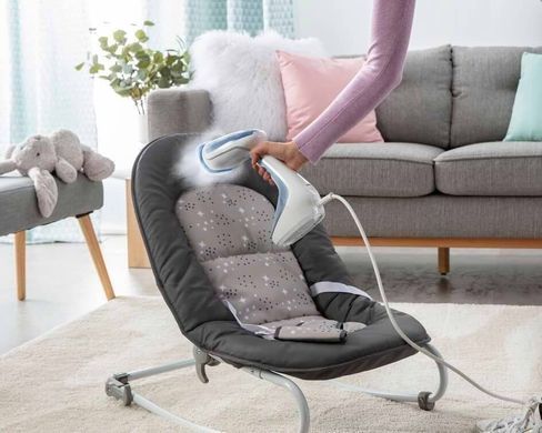 Tefal Отпариватель компактный Pure Tex , 1700Вт, 200мл, постоянный пар - 30гр, керам. подошва, голубой DT9531E0 фото