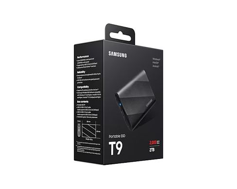 Samsung Портативный SSD 2TB USB 3.2 Gen 2 Type-C T9 Shield MU-PG2T0B/EU фото