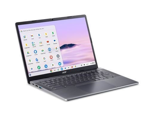 Acer Ноутбук Chromebook Plus CB514-3H 14" WUXGA IPS, AMD R5-7520C, 8GB, F512GB, UMA, ChromeOS, сірий NX.KP4EU.002 фото