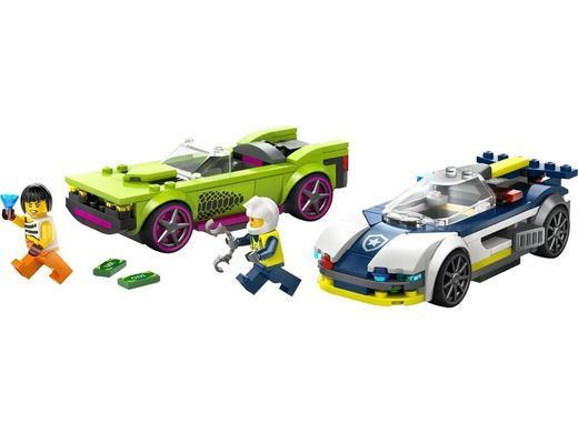 LEGO Конструктор City POLICE CAR AND MUSCLE CAR CHASE(не фіналізована назва) 60415 фото