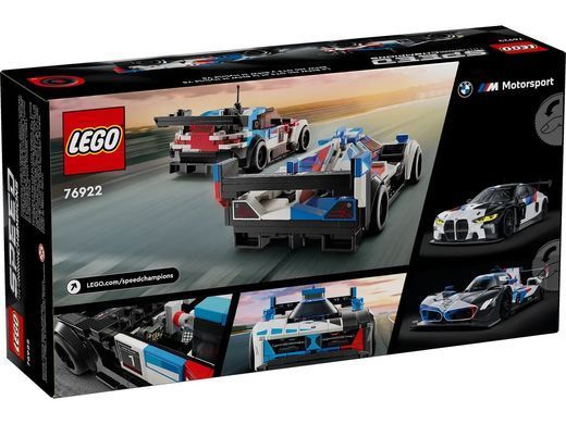 LEGO Конструктор Speed ​​Champions Автомобили для гонки BMW M4 GT3 и BMW M Hybrid V8 76922 фото