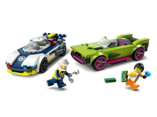 LEGO Конструктор City POLICE CAR AND MUSCLE CAR CHASE(не фіналізована назва) 60415 фото