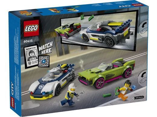 LEGO Конструктор City POLICE CAR AND MUSCLE CAR CHASE(не фіналізована назва) 60415 фото