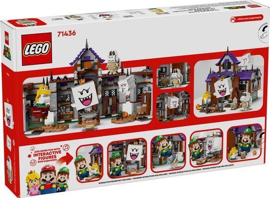 LEGO Конструктор Super Mario Садиба з привидами Бу-короля 71436 фото