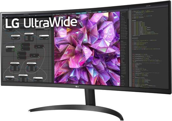 LG Монітор 34" 34WQ60C-B 2xHDMI, DP, Audio, IPS, 3440x1440, 21:9; sRGB 99%, CURVED, HDR10 34WQ60C-B фото