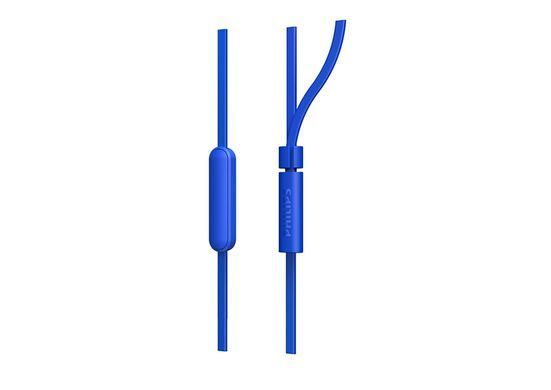 Philips TAE1105[Навушники In-ear TAE1105 3.5 mini-jack, Mic, Синій] TAE1105BL/00 фото