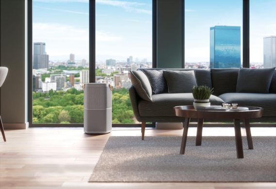 Electrolux Очисник повітря, 92м2, 442м3/год, дисплей, 5-и шаровий HEPA фільтр, Wi-Fi, 9 режимів, сірий