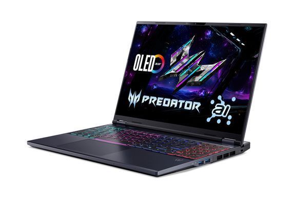 Acer Ноутбук Acer Predator Helios Neo 16 PHN16-73 16" WQXGA, Intel U9-275HX, 64GB, F1TB+1TB, NVD5070Ti-12, Win11 NH.QX2EU.002 фото