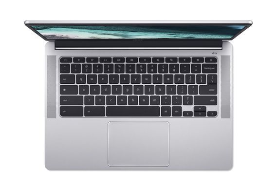Acer Ноутбук Chromebook CB314-3H 14" FHD IPS, Intel C N4500, 8GB, F128GB, UMA, ChromeOS, сріблястий NX.KB4EU.001 фото