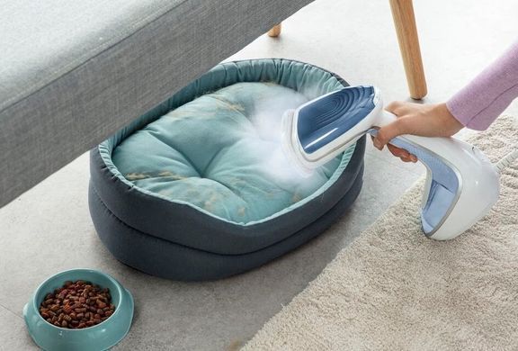 Tefal Отпариватель компактный Pure Tex , 1700Вт, 200мл, постоянный пар - 30гр, керам. подошва, голубой DT9531E0 фото