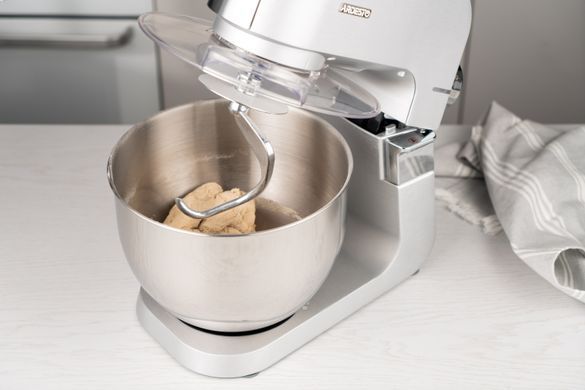 Кухонная машина Ardesto KMCH-K1500SS, 1500Вт, чаша-металл, корпус-металл, насадок-10, серебристо-серый KMCH-K1500SS фото