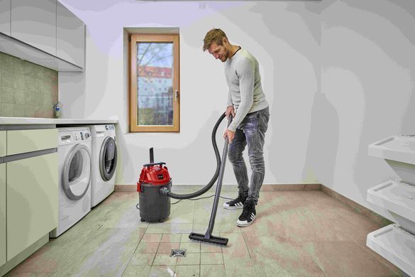 Einhell Пилосос професійний TC-VC 1820, 1250 Вт, пластик 20 л, 180 мбар, шланг 1.5 м, кабель 3 м, 3.6 кг 2342480 фото