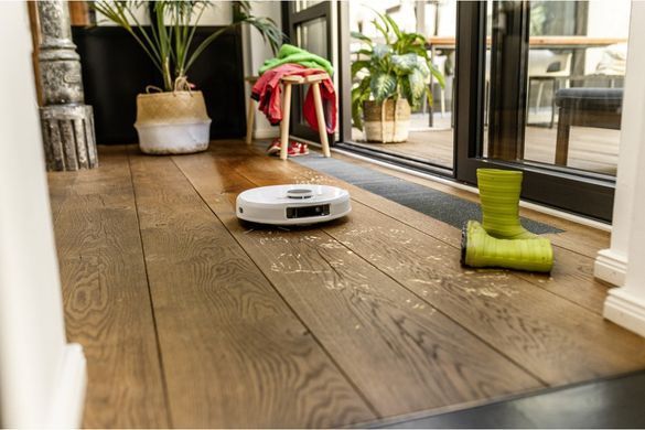 Karcher Робот-пылесос RCV 5, h=9.7см, влажная уборка, конт пыль -0.330л, вода -0.240л, автон. раб. до 120мин, белый 1.269-640.0 фото