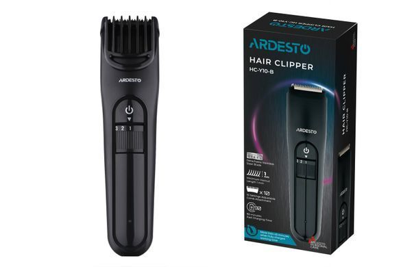 Машинка для стрижки Ardesto HC-Y10-B/5 Вт/чорний/LED-індикація заряду HC-Y10-B фото
