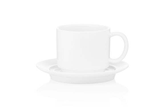 Чашка кавова Ardesto Prato, 100 мл, порцеляна AR3626P фото