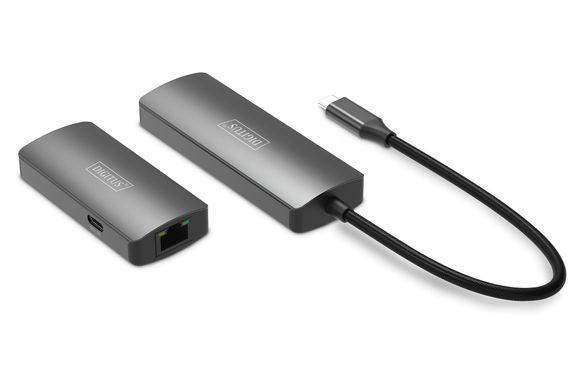 Digitus Набір відеоподовжувачів USB-C - HDMI, 4K/120 Гц, CAT6, 30м DS-55343 фото