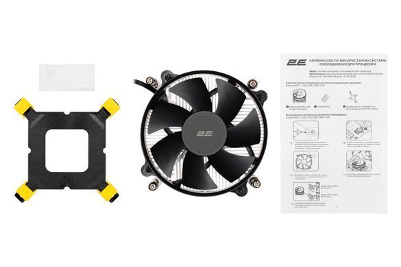 2E Процессорный кулер CX10384, LGA1700, 1366, 1200, 115X, 4pin PWM, TDP 65W 2E-CX10384 фото