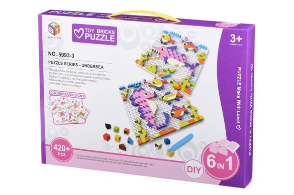 Same Toy Пазл Мозаика Colour ful designs (420 эл.) 5993-3Ut фото