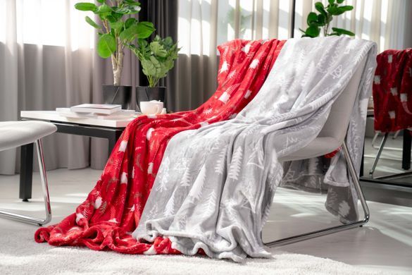 ARDESTO Плед Flannel, 160х200 см, 100% поліестер, ялинки