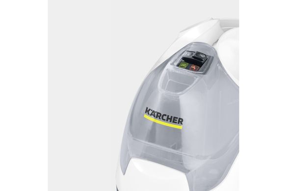 Karcher Пароочиститель SC 4 EasyFix Iron, 2000Вт, 800мл, 3.5Бар, утюг в компл., бело-черный 1.512-631.0 фото