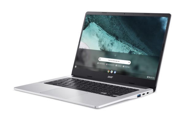 Acer Ноутбук Chromebook CB314-3H 14" FHD IPS, Intel C N4500, 8GB, F128GB, UMA, ChromeOS, сріблястий NX.KB4EU.001 фото