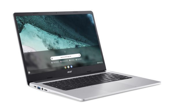 Acer Ноутбук Chromebook CB314-3H 14" FHD IPS, Intel C N4500, 8GB, F128GB, UMA, ChromeOS, сріблястий NX.KB4EU.001 фото
