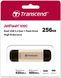 Накопитель Transcend 256GB USB 3.2 Type-A + Type-C JetFlash 930 Black R420/W400MB/s 11 - магазин Coolbaba Toys