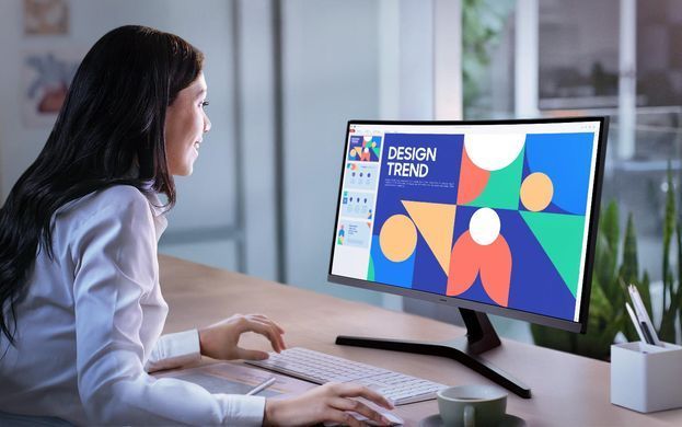 Samsung Монитор 27" S27D390 D-Sub, HDMI, VA, 100Hz, 4ms, CURVED LS27D390GAIXUA фото