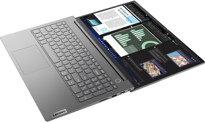 Lenovo Ноутбук ThinkBook 15-G4 15.6" FHD IPS AG, Intel i3-1215U, 8GB, F256GB, UMA, DOS, сірий 21DJ000NRA фото