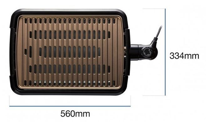 Гриль George Foreman 25850-56 Smokeless BBQ Grill, 1606 Вт, титаное напыление пластин, черный 25850-56 фото
