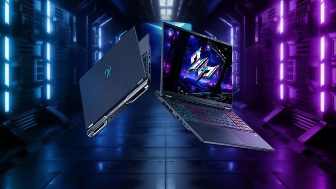 Acer Ноутбук Acer Predator Helios Neo 16 PHN16-73 16" WQXGA, Intel U9-275HX, 64GB, F1TB+1TB, NVD5070Ti-12, Win11 NH.QX2EU.002 фото