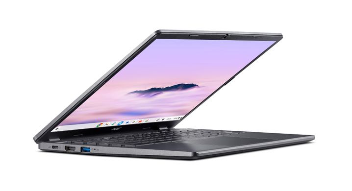 Acer Ноутбук Chromebook Plus CB514-3H 14" WUXGA IPS, AMD R5-7520C, 8GB, F512GB, UMA, ChromeOS, сірий NX.KP4EU.002 фото