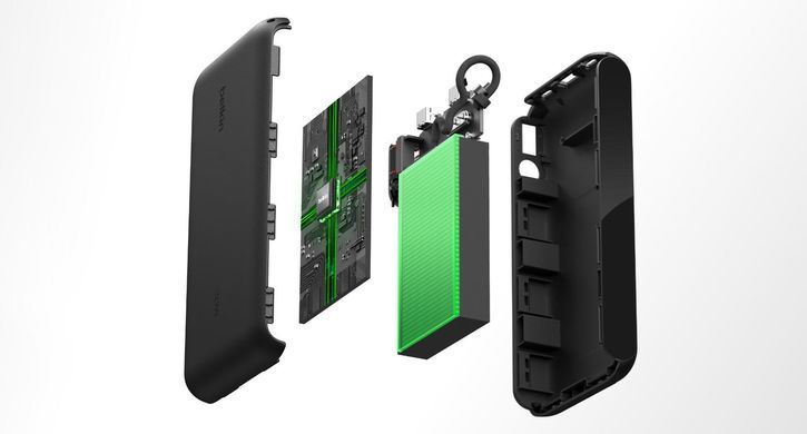 Belkin Аккумулятор портативный литий-ионный Power Bank 20000мА&middot;ч, 20Вт, с дисплеем, черный BPB028HQBK фото